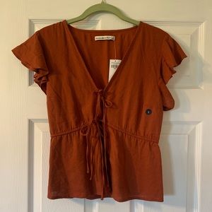 Abercrombie & Fitch Orange top